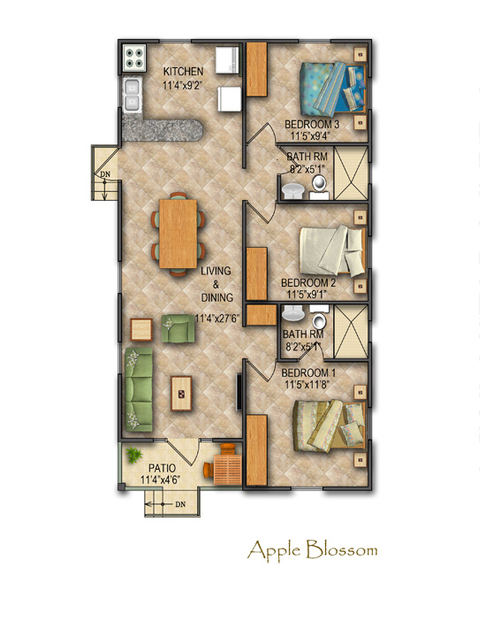 Affordable Houses • Apple Blossom • Caribbean Homes Limited